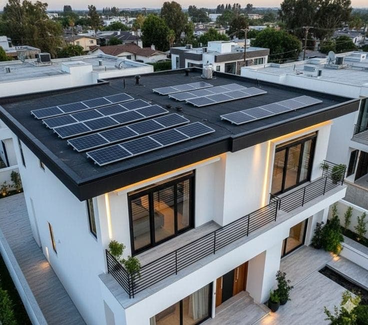 Residential rooftop solar — DHA-2 installation